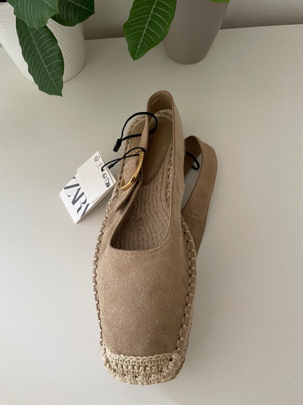 Zara Suede Sandals - NWT